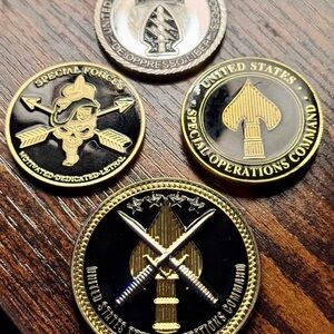 Special Forces Challenge Coins Set